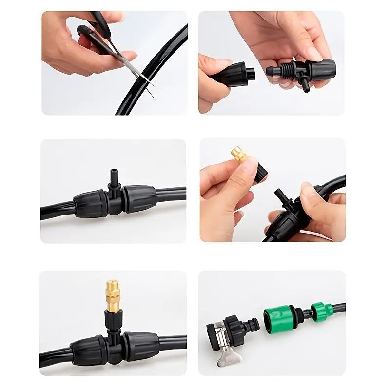 5pcs Automatic Watering System, Household Atomizing Nozzle, Plant Spraying Spray Dust Reduction Gardening Watering Timer Nozzle, Garden Supplies 2025 - CAD $10.99 –P9