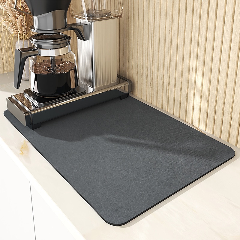 kitchen Super Absorbent Draining Mat Kitchen Draining Mat Super Absorbent Kitchen Sink Drainer Counter Mat Anti-Slip Absorbent Draining Mat Kitchen Counter Quick Dry Dish Drainer Mat 2026 - $11.99 –P6