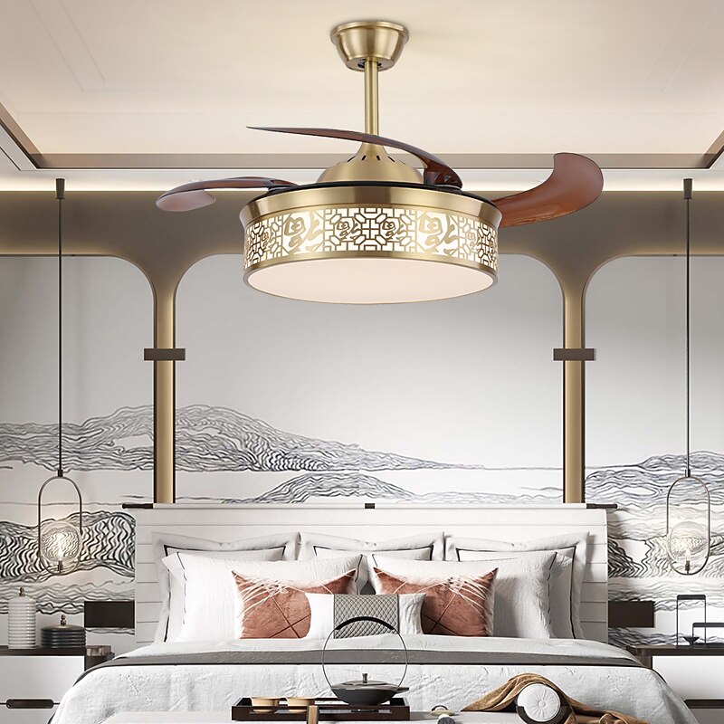 Deckenventilator mit Lichtkreis-Design-App& Kristall-Fernbedienung, 50 cm, dimmbar, 6 Windgeschwindigkeiten, moderner Deckenventilator für Schlafzimmer, Wohnzimmer, kleines Zimmer, 110–240 V 2025 - $518.29 –P12