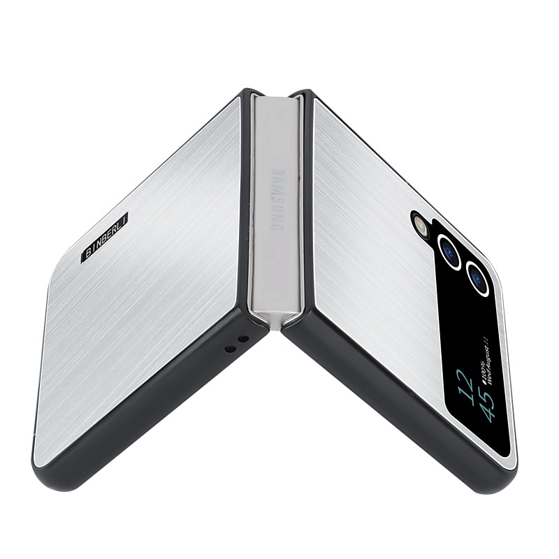 teléfono Funda Para Samsung galaxia Z Flip 6 Z Flip 5 Z Flip 4 Z Flip 3 Estuche ultrafino Marco Antigolpes anti-caída Protección de grado militar Armadura Aleación de aluminio 2025 - $20.99 –P1