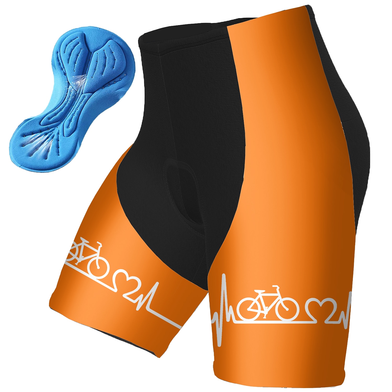 Herren Grafik Lustig Fahrradhose Fahhrad Gepolsterte Shorts / Chamois Unterteile Mountainbike MTB Straßenradsport Sport 3D-Polster Schnelltrocknend Reflektierende Streifen Feuchtigkeitsableitend 2025 - $26.99 –P2