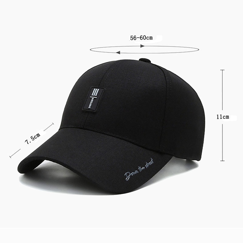 Herr Basebollkeps Trucker Hat Svart Djupblå Polyester Resor Strandstil Utomhus Semester Slät Justerbara Solskyddskräm Andningsfunktion Mode 2025 - $15.49 –P6