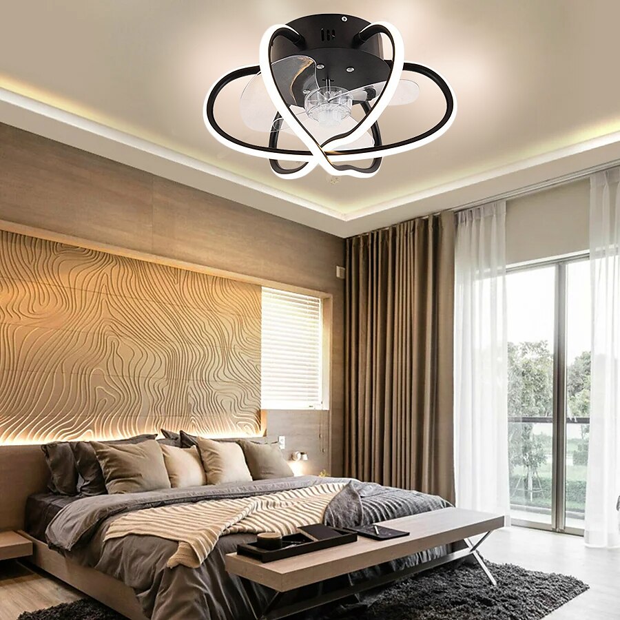 Ceiling Fans with Lights Dimmable with Remote Control Flush Mount Indoor Ceiling Fan,15.6" Smart 3 Colors 6 Speeds Reversible 2025 - $275.79 –P9