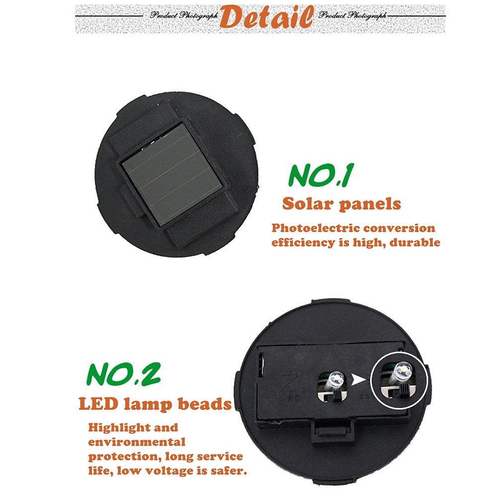 Солнечные садовые светильники, светодиодные светильники на солнечных батареях в форме ромба для свадеб, наружные садовые светильники на солнечных батареях, водонепроницаемые светодиодные светильники для дорожек, патио и газона, белый теплый разноцветный с 2026 - $16.99 –P8