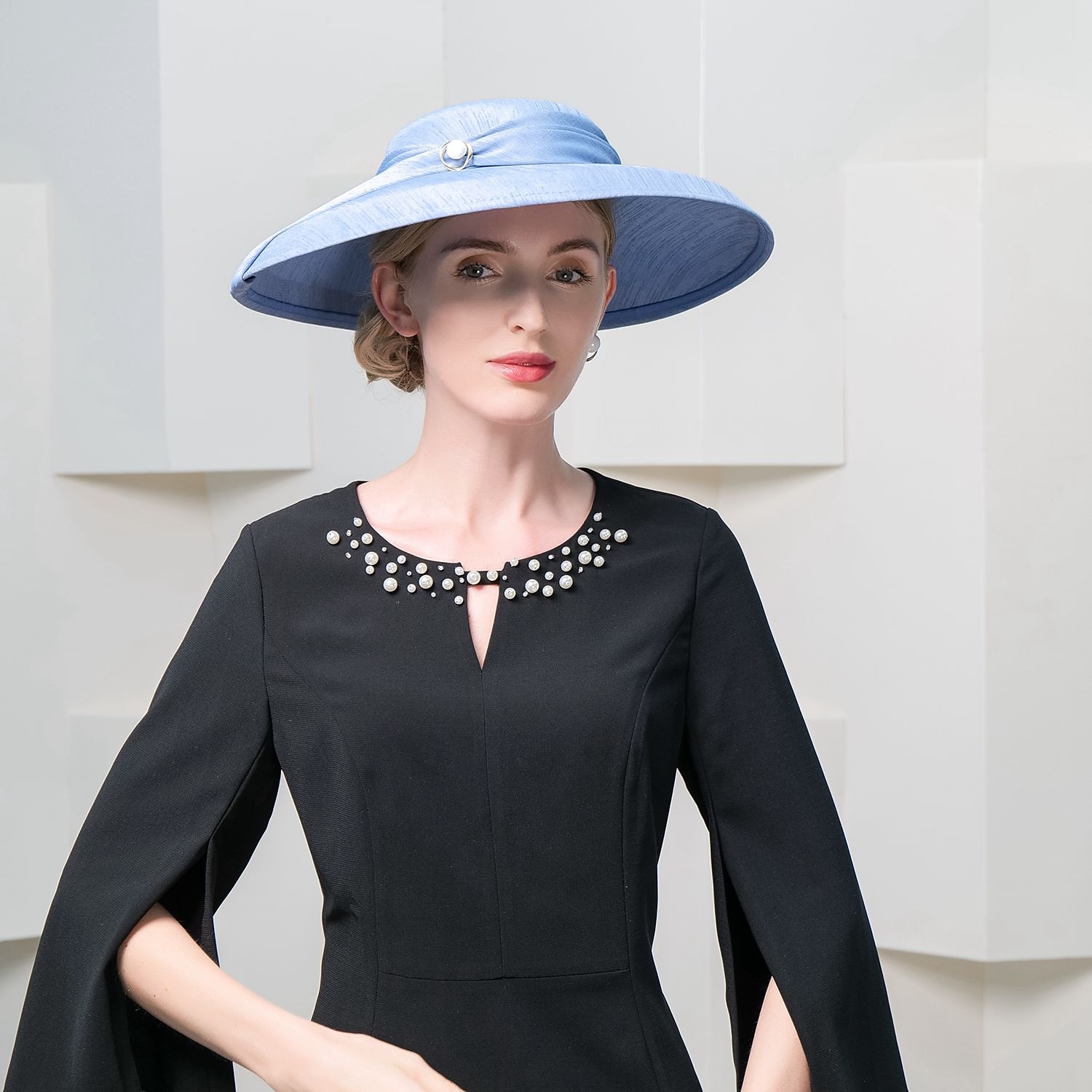 Huvudbonader Polyester / bomullsblandning syntetisk fiber Plommonstop / Cloche hatt Solhatt Cloche hatt Ledigt Helgdag Dam Brittisk Med Keps Bård Hårbonad Huvudbonader 2025 - $46.99 –P4