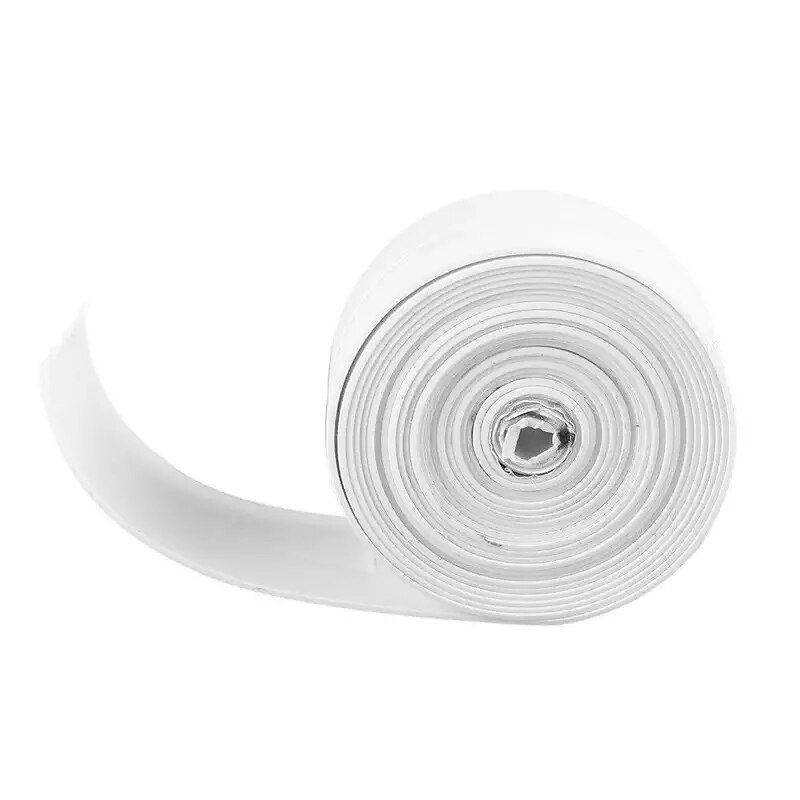 2 חבילות סרט איטום רצועת pvc אטימה דביקה עצמית סרט איטום לכיור מטבח שירותים אמבטיה מקלחת ואמבטיה 2.2 ס"מ*3.2 מ'/0.87*126 אינץ' 2025 - $7.99 –P5