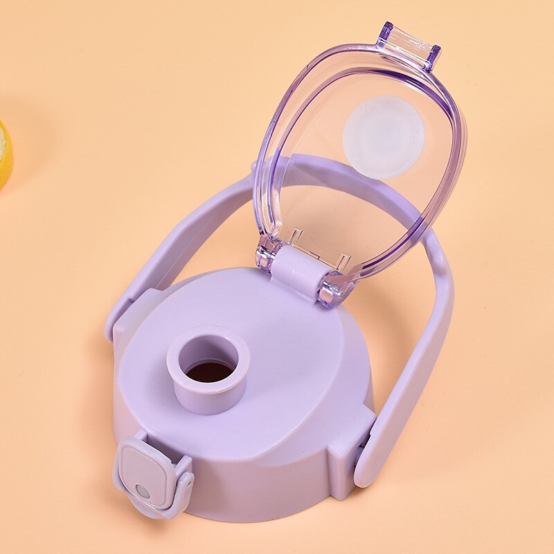 2000ml/900ml/300ml 3 pezzi tazza di plastica sfumata satinata tazza di paglia portatile di grande capacità con manico da viaggio all'aperto bottiglia di acqua smerigliata laureata colore sfumato bottiglia sportiva tazza di paglia del 2025 a $18.99 –P13