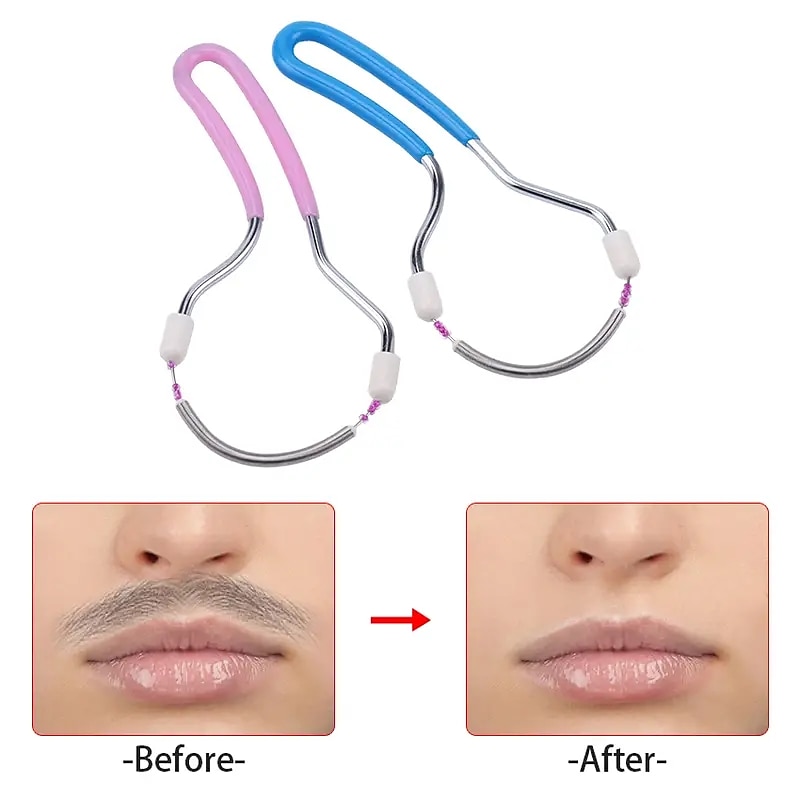 Facial Hair Remover For Women. Remove Unwanted Hair On Upper Lip Chin Face Or Neck  The Original Hair Remover Spring For Unsightly Hair 2025 - $8.99 –P5