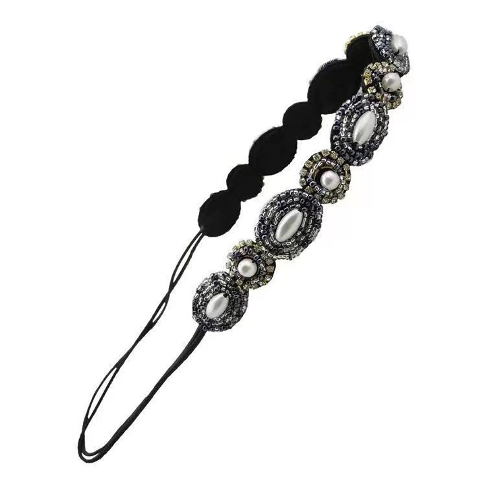 6 peças elásticas com strass frisadas tiaras femininas feitas à mão joias vintage faixas de cabelo para acessórios de cabelo feminino 20-26,8 multicolor de 2026 por $17.99 –P2