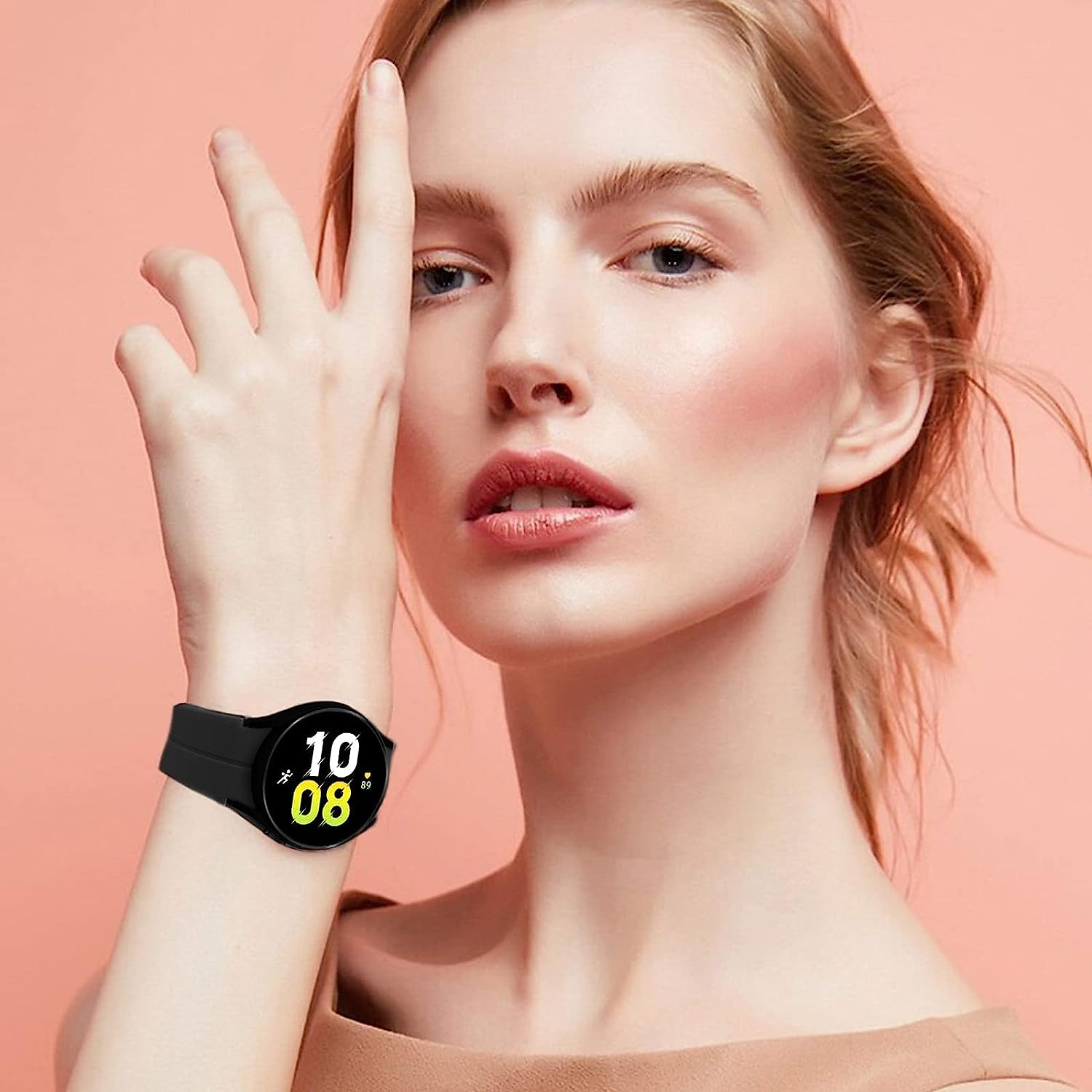 حزام إلى Samsung Galaxy Watch 7/6/5/4  40/44mm, Watch 5 Pro 45mm, Watch 6 Classic 43/47mm, Watch 4 Classic 42/46mm سيليكون إستبدال حزام مشبك مغناطيسي مشبك فراشة نساء رجال عصابة الرياضة معصمه 2025 - $12.99 -P4