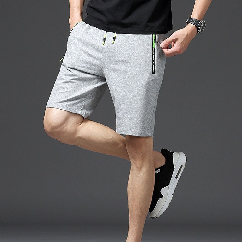 Men's Sweat Shorts Shorts Summer Shorts Beach Shorts Drawstring Elastic Waist Straight Leg Plain Comfort Breathable Short Casual Daily Holiday Cotton Blend Sports Fashion ArmyGreen Black 2025 - $17.99 –P18