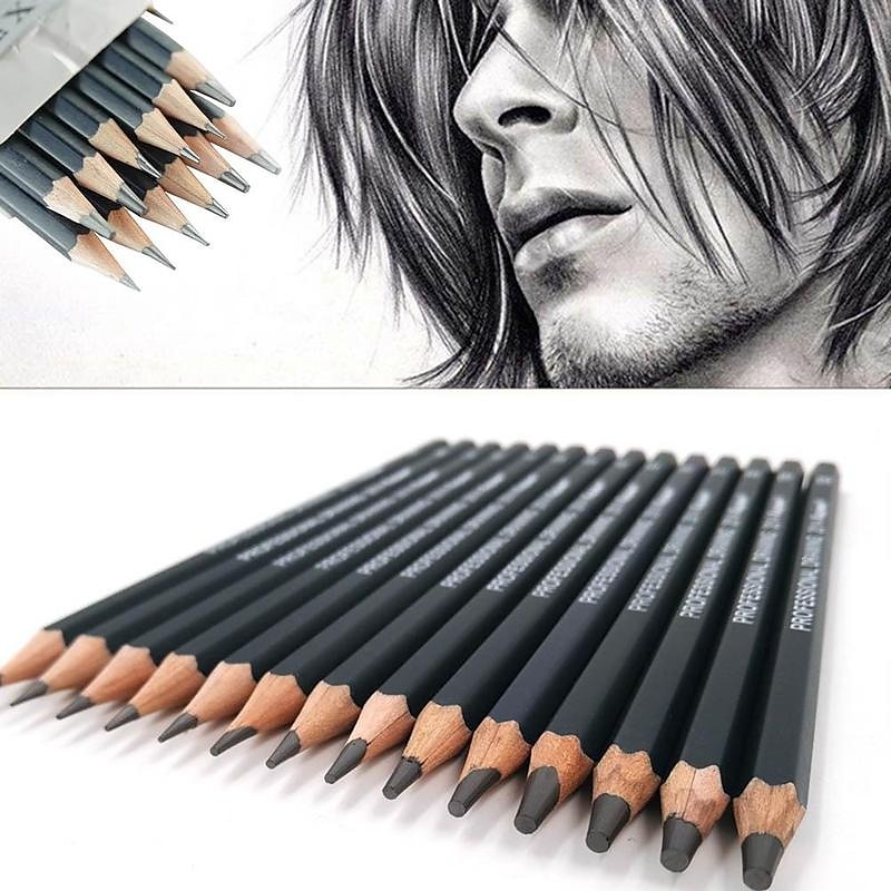 12B to 6H Graphite Pencils for Artists