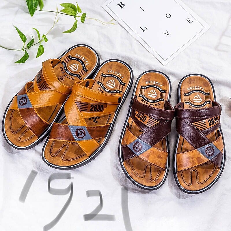 Men s Sandals Outdoor Slippers Walking Vintage Casual Outdoor