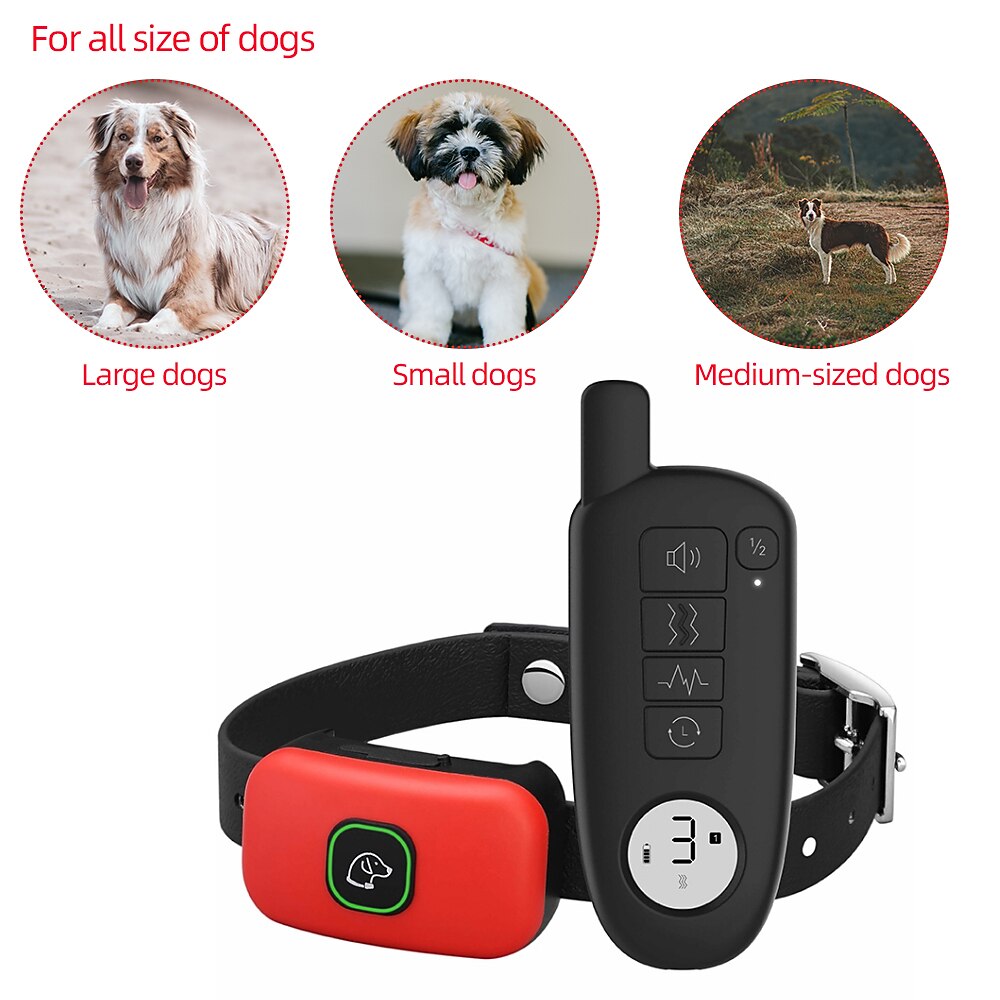 2026年 400 メートル犬の訓練首輪防水犬トレーナー充電式リモコンスマート犬電気首輪  コレクション – $63.99 –P6