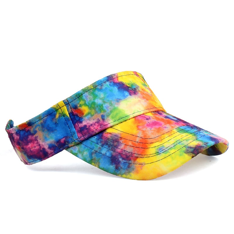 Retro Neon Multicolor Visor Hat Cap Costume Rollerblade Outfits Accessories Doll Y2K Beach Party Carnival Halloween 2025 - $2.99 –P2