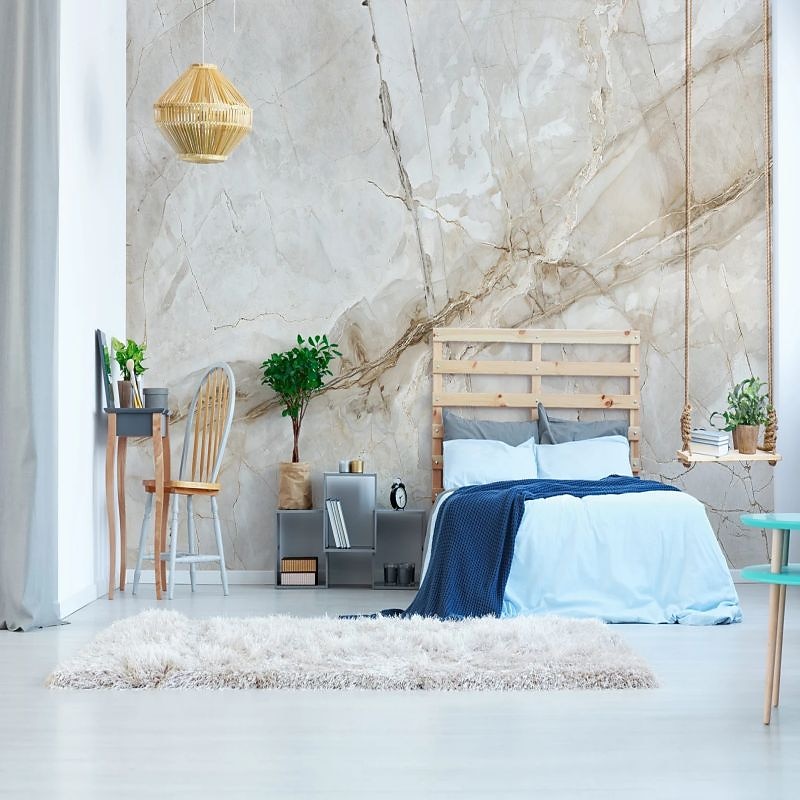 Coole Tapeten, abstrakte Marmortapete, Wandbild, weißer Aufkleber, abziehbares PVC/Vinyl-Material, selbstklebend/Kleber erforderlich, Wanddekoration für Wohnzimmer, Küche, Bad 2026 - $20.99 –P13