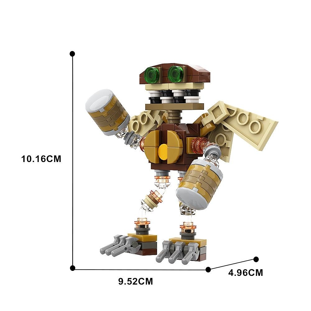 blocuri de construcție, explozive monștrii mei cântători asamblare joc de blocuri de construcție cor de monștri jucării bloc de construcție cu particule mici 2025 - $62.99 –P11