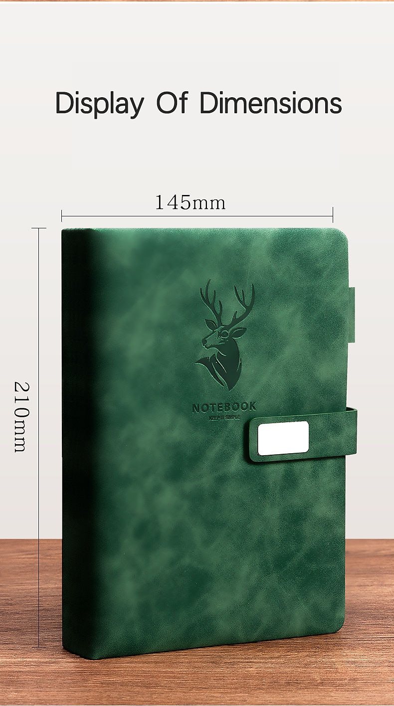 Notebook Super Thick College Students A5 Leather Business Notepad Thick Retro Simple Diary Creative Wholesale, Back to School Gift (Excluding Pens) 2025 - $20.99 –P2