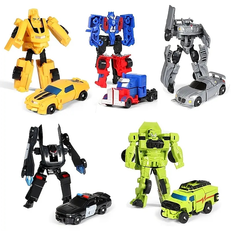 Transformation Toy Robot Mini Big Car Small Full Set Model Assembly Suit Boy Toy 2025 - $31.99 –P10