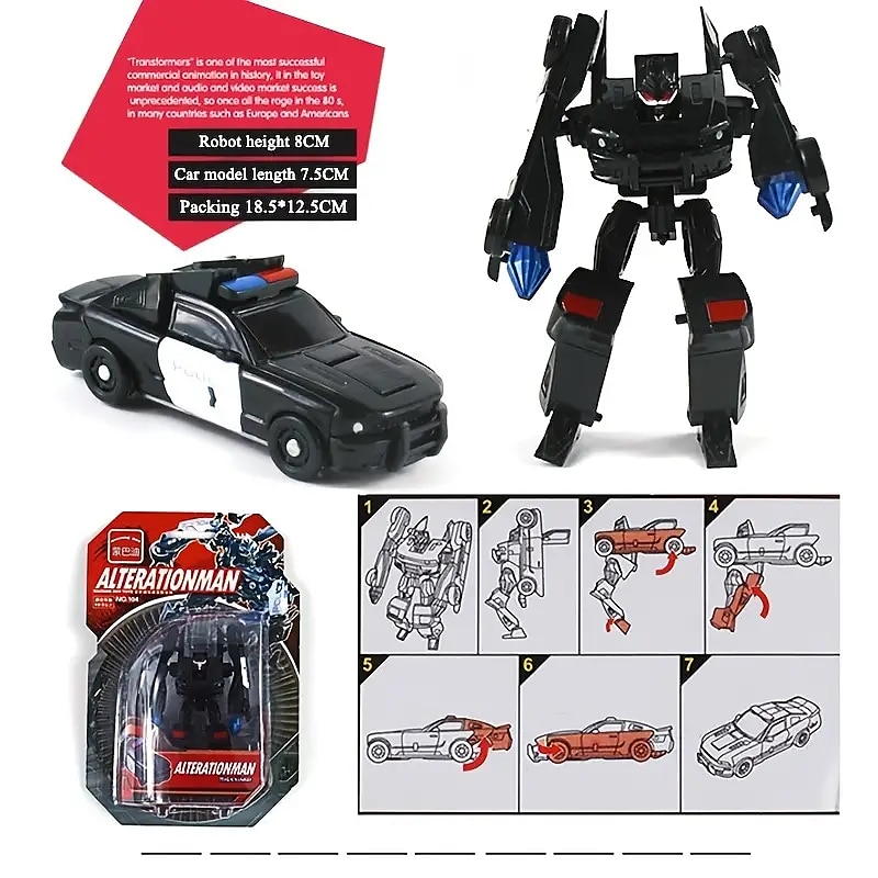 Transformation Toy Robot Mini Big Car Small Full Set Model Assembly Suit Boy Toy 2025 - $31.99 –P6