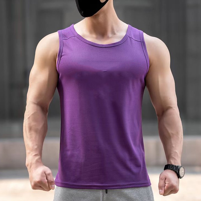 Hombre Camiseta sin mangas Top Camisetas Interiores Camisa sin mangas Sin Mangas Cuello Barco Verano Plano Moda Deportes Músculo Exterior Noche Gimnasia Blanco Rosa Azul Real Camiseta superior para 2025 - $10.99 –P6