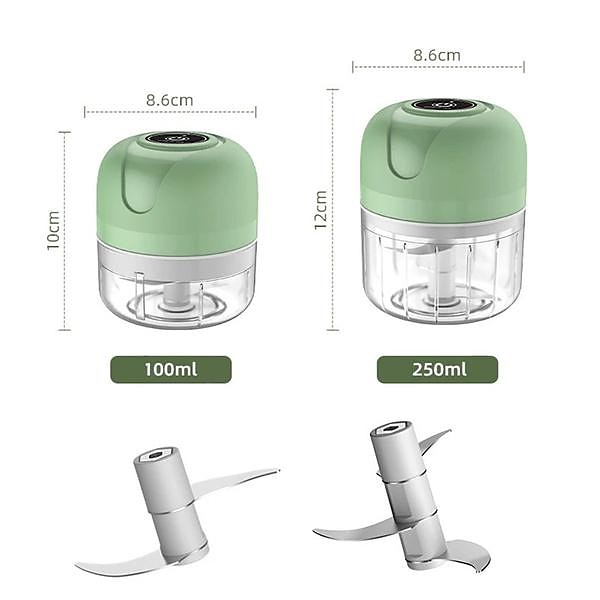 100/250 ml elettrico mini usb aglio schiacciapatate wireless aglio smerigliatrice tritacarne verdure peperoncino tritacarne cibo chopper utensili da cucina del 2026 a $20.99 –P16