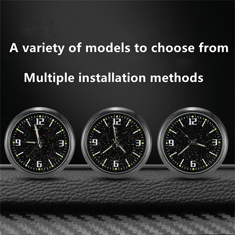 New Upgrade Car Refit Accessories With Luminous Star Sky Clock Electronic Quartz Ornaments Watch Clock Apply for All Car 2025 - $12.99 –P1