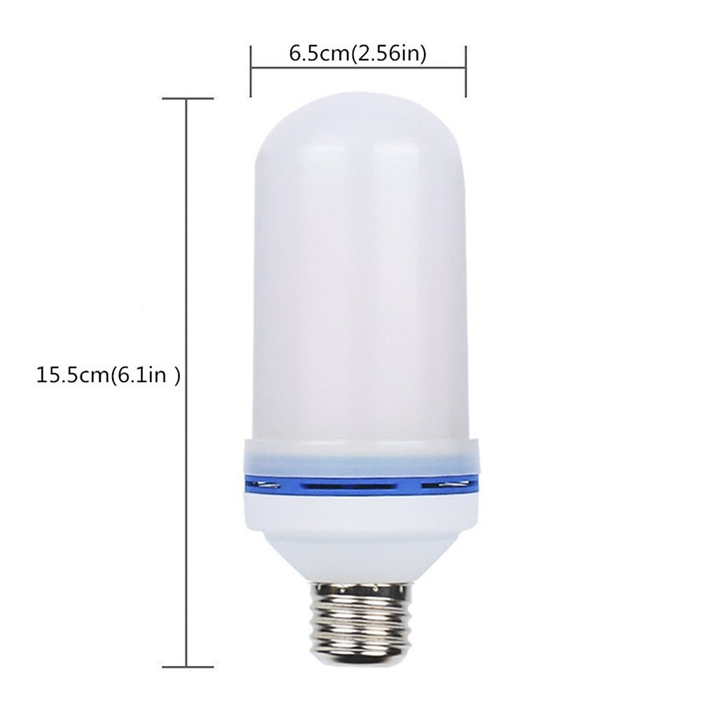 LED e27 flamme ampoule feu lampe maïs ampoule scintillement lumière LED effet de flamme dynamique 85-265v pour l'éclairage à la maison de 2025 ? $11.99 –P4