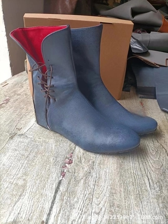 Epocă Medieval Renascentist Încălțăminte Cizme plate de jazz Întoarce pantofii Pirat Cavaler Viching TIR cu arcul Mată Bărbați Unisex Celtic Pirat Fantezie Halloween Carnaval Mascaradă Petrecere 2025 - $58.99 –P5