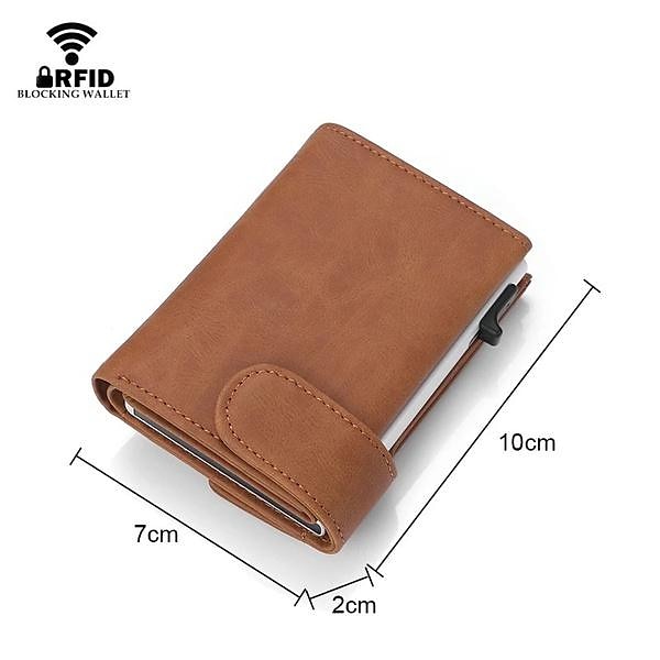 RFID Pop Up Credit Card Holder Wallet Men Business Card Case Slim Minimalist Trifold Credit Card Wallet for Women Card Holder Up 2025 - $16.99 –P2