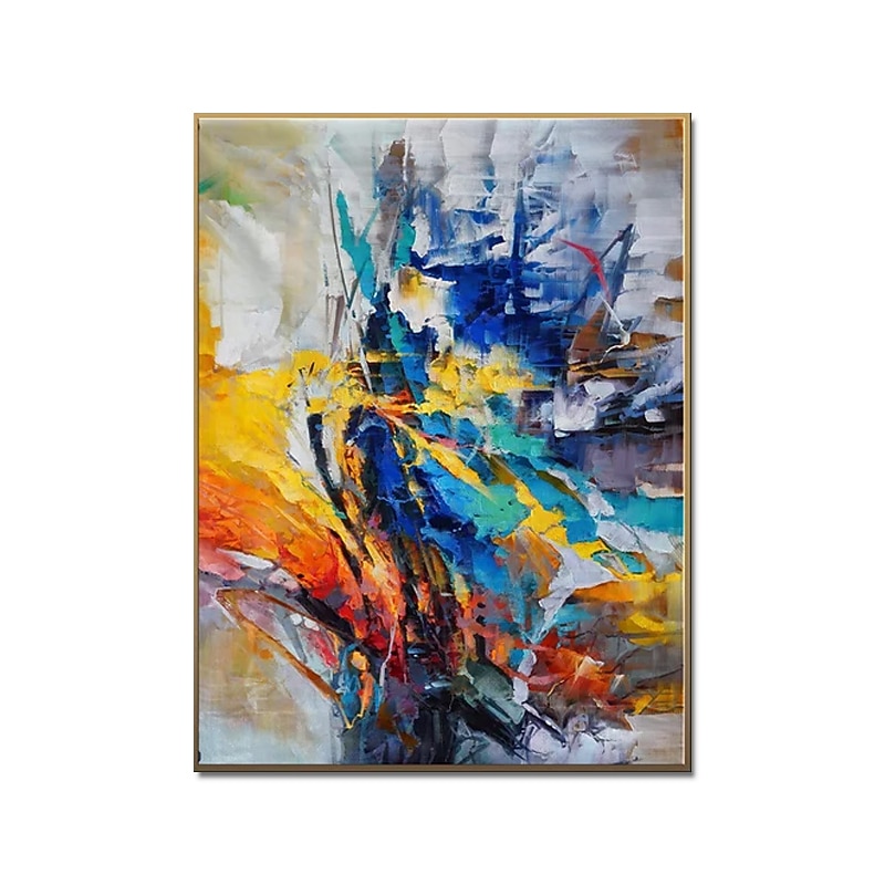 Peinture à l'huile faite à la main toile art mural décoration abstraite moderne pour la décoration intérieure roulé sans cadre peinture non étirée de 2026 ? $114.99 –P1