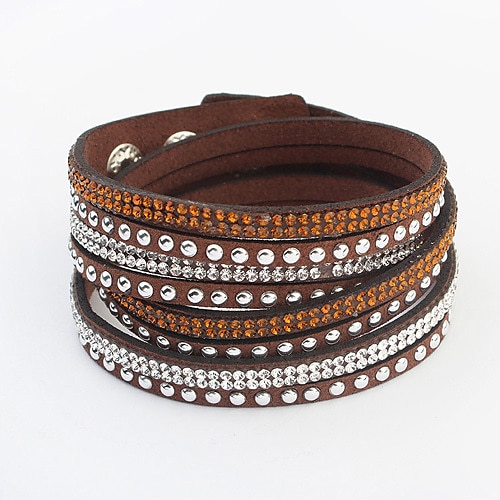Dame Vintage Armbånd Vevet Armband Retro Mote Veving Mote Enkel Elegant Ferie Lær Armbånd Smykker Svart / Hvit / Rosa Til Fest & Aften Gave Ferie Bursdag Festival 2025 - $9.49 –P7