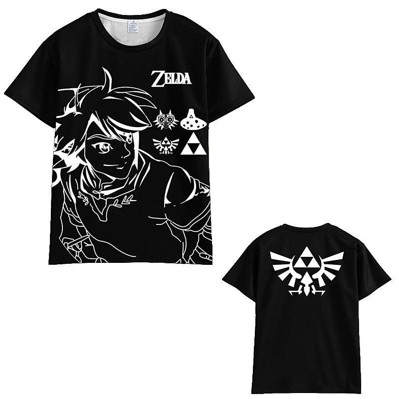 The Legend of Zelda: Tears of the Kingdom Link Princess Zelda T-shirt Anime 3D Graphic For Couple's Men's Women's Adults' Masquerade 3D Print Casual Daily 2025 - $17.49 –P8
