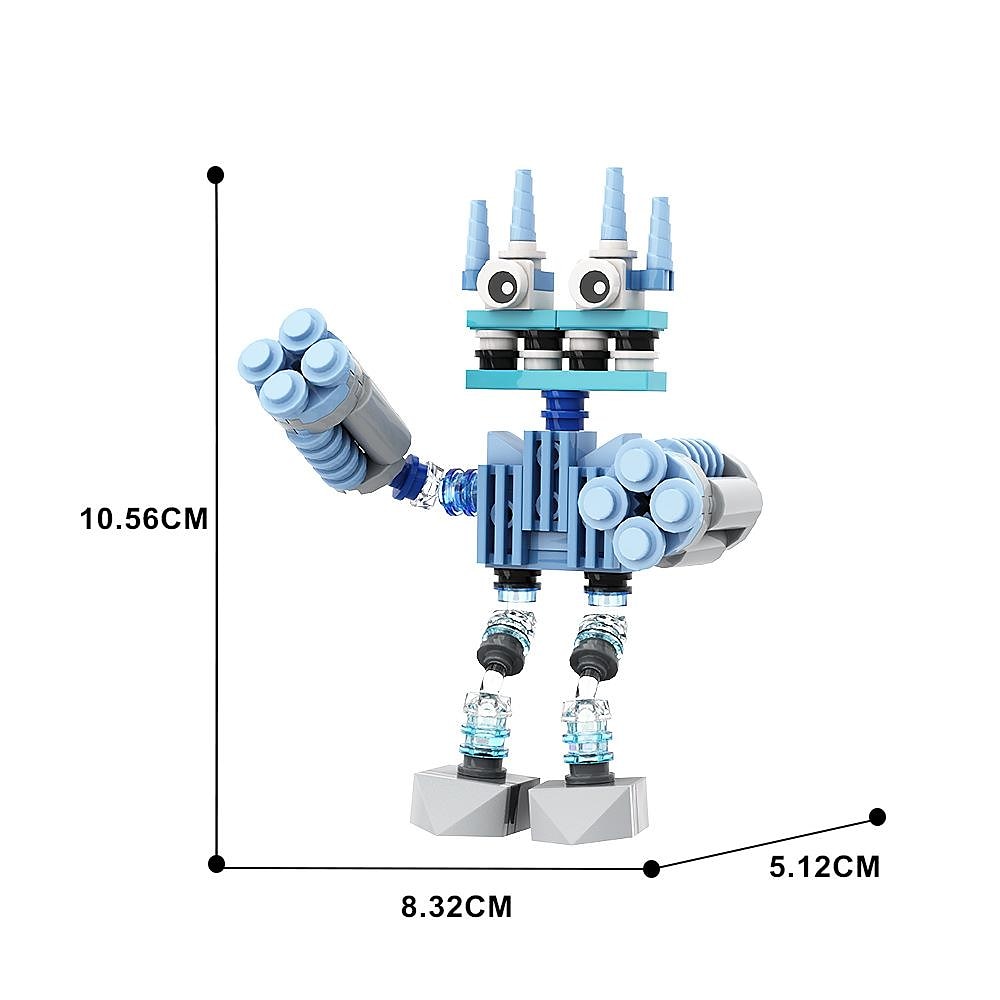 blocuri de construcție, explozive monștrii mei cântători asamblare joc de blocuri de construcție cor de monștri jucării bloc de construcție cu particule mici 2025 - $62.99 –P14