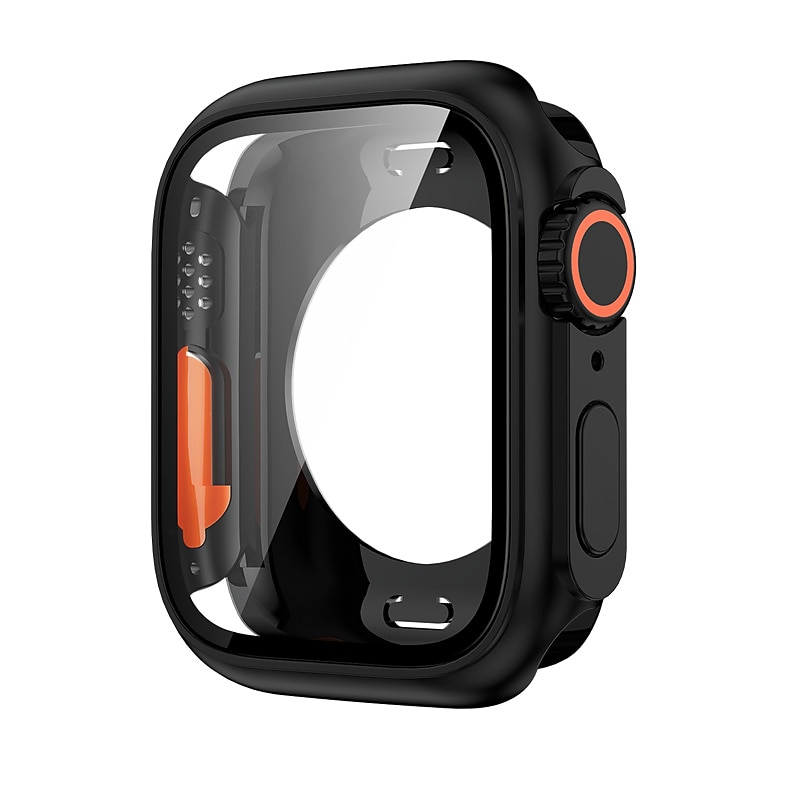 נרתיק שעון עם מגן מסך מותאם ל Apple Watch Series 8 7 41mm 45mm / Series 6 5 4 SE 40mm 44mm All Around Protective עמיד בזעזועים זכוכית משוריינת / מחשב קשיח שעון כיסוי 2025 - $12.99 –P7