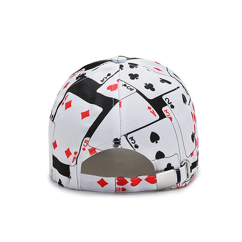 Herr Basebollkeps Solhatt Pokerhatt Vit Blå Polyester Resor Hiphop Strandstil Utomhus Semester Hiphop-graffiti Justerbara 2025 - $12.99 –P4
