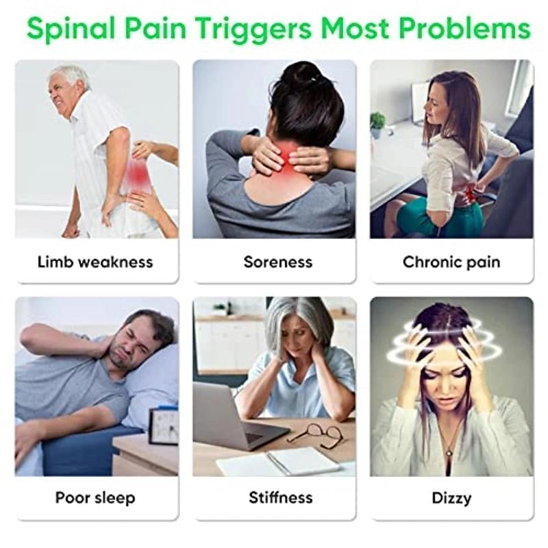 EMS Intelligent Mini Cervical Massage Pad Portable Remote Control Electric Neck Massager Shoulder And neck Pulse Physiotherapy Instrument Valentine's Day Gift 2026 - $18.99 –P8