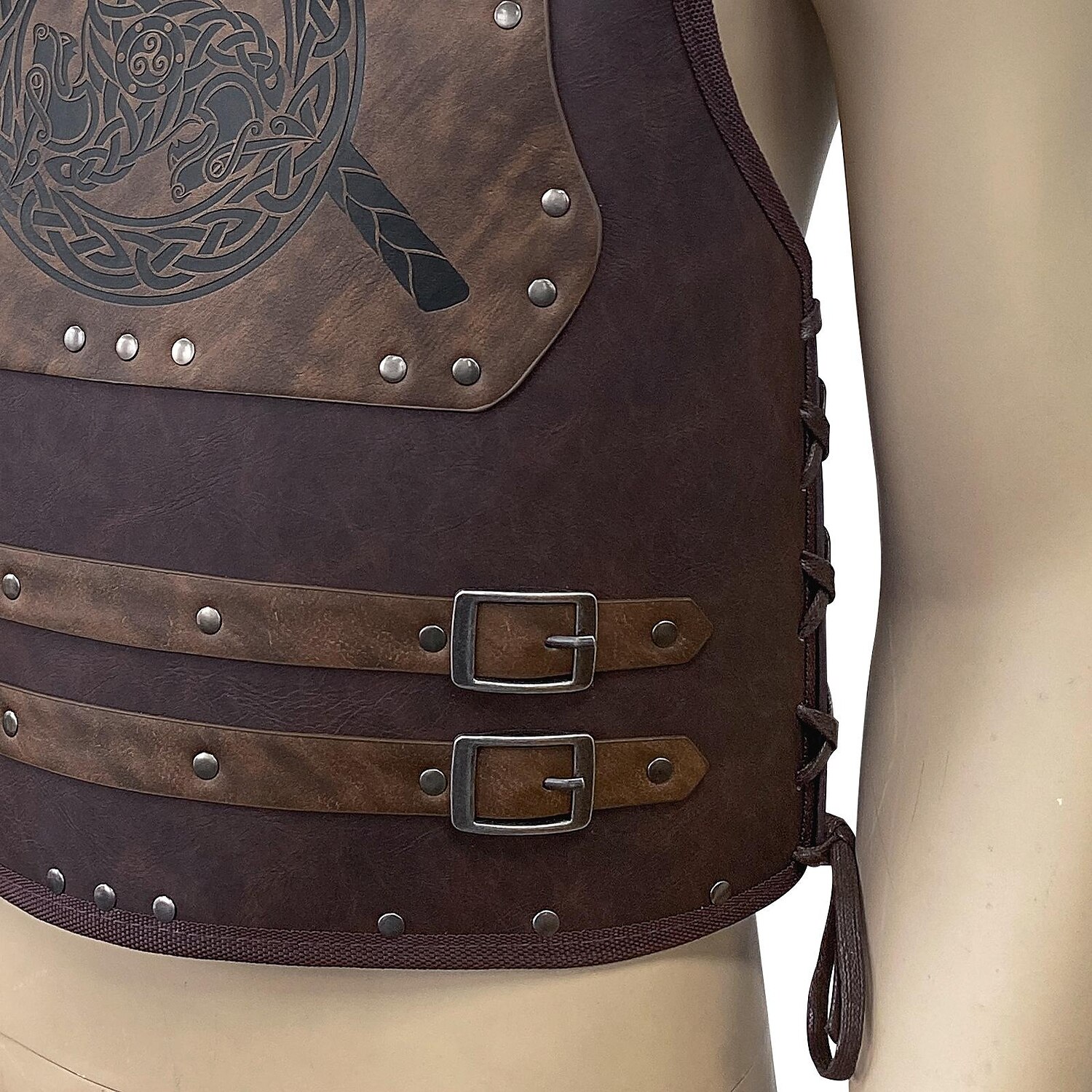 Retro Punk a gotika Středověké Cosplay kostým Zbraně a výzbroj Hrudník Válečník Rytíř Viking Pánské Viking předvečer Všech svatých Karneval Plesová maškaráda Výkon Podium Plesová maškaráda Dospělé 2025 - $81.99 –P7
