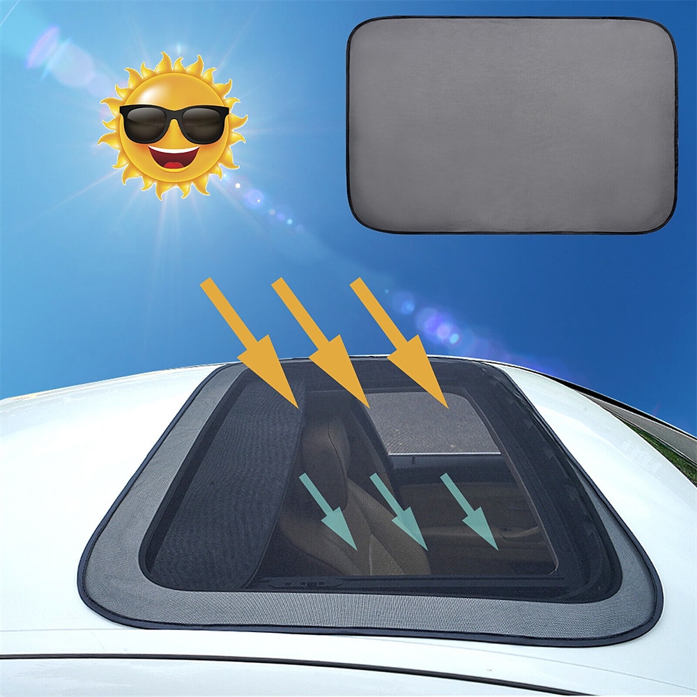 Magnetisk Bil Soltak Solskydd UV-Skydd Nät Takfönster Täcka för SUV Insektsnät  Andningsbara Markiser för Campingresor 2025 - $19.99 –P1