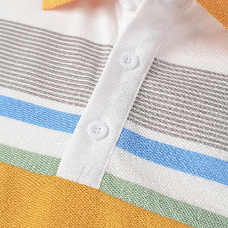 Men's Button Up Polos Polo Shirt Casual Holiday Lapel Short Sleeve Fashion Basic Color Block Button Summer Regular Fit Light Sky Blue Yellow Light Green Pink Burgundy Beige Button Up Polos 2025 - $17.99 –P5