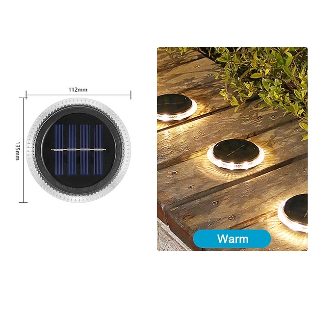 Solar LED Buried Light Outdoor Waterproof Wall Lights 8 LED Garden Pathway Garden Park Lawn Yard Patio Walkway Decoration 2026 - $17.99 –P5