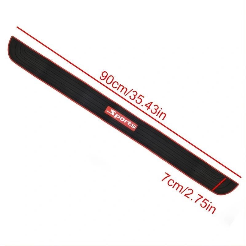 Universal Car Trunk Door Sill Protector Rubber Strip Sticker Auto Rear Bumper Guard Scratch Protection Bar Black Styling Car Accessories 90cm/35.4in 2025 - $21.99 –P3