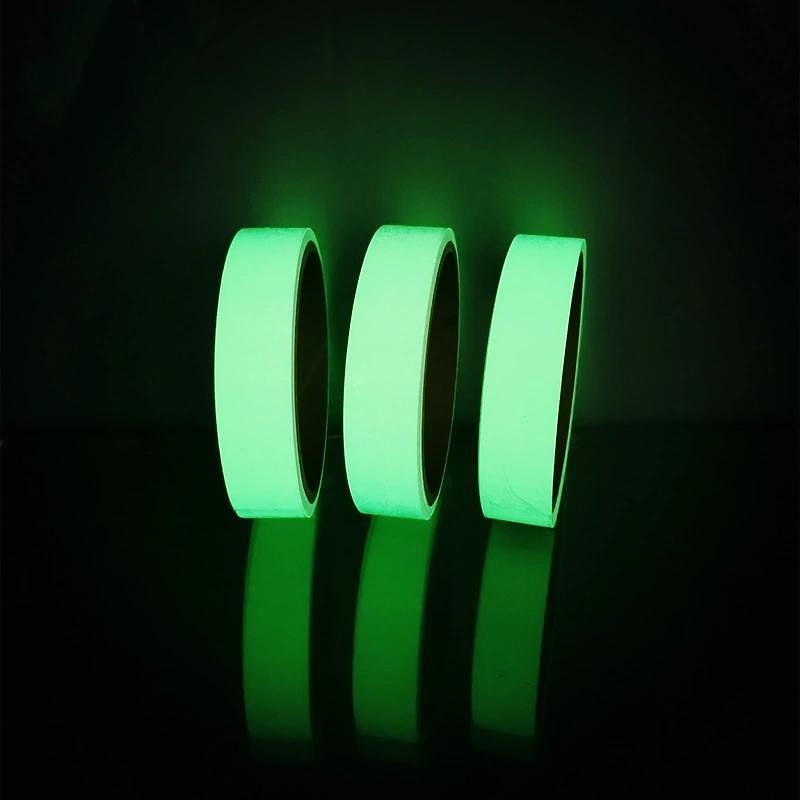 1 Rolle Leuchtband, 3 m selbstklebendes Nachtsicht-Sicherheitswarnband, das im Dunkeln leuchtet, Sicherheitsbühne und Heimdekoration 2025 - $6.49 –P6