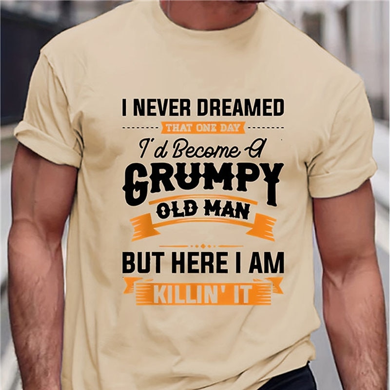Homens Letra Estampas Abstratas Camiseta Camisetas gráficas Algodão Manga Curta Gráfico Camisa Preto Branco Azul Camiseta confortável Ao ar livre Rua Roupas de estilistas de 2025 por $15.99 –P5