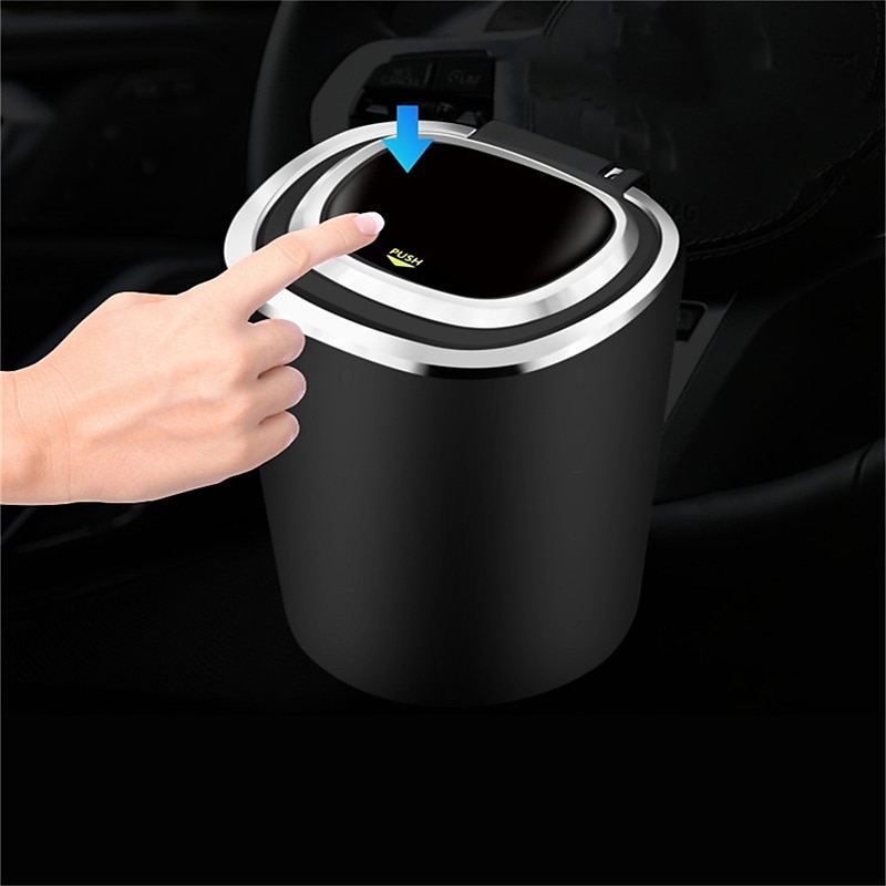 Cenicero universal para coche, taza de almacenamiento sin humo, caja retardante de cigarrillos, led brillante 2025 - $9.99 -P4