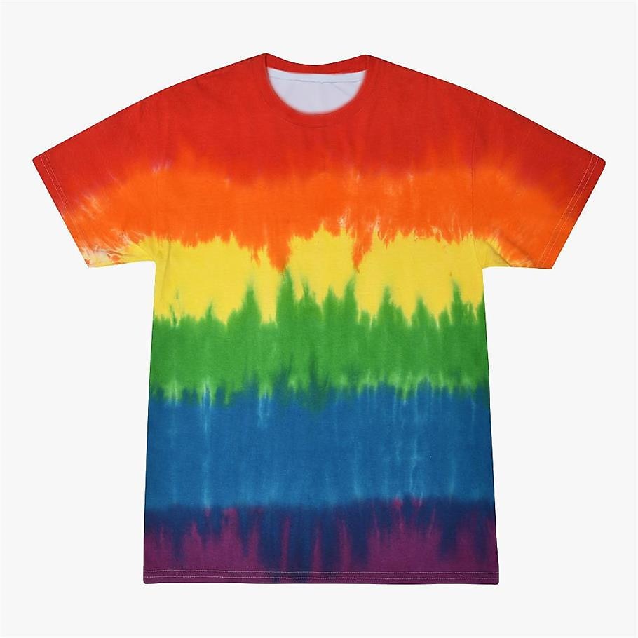 Disk Tie Dye T-skjorte Animé 3D Graphic Til Par Herre Dame Voksne Maskerade 3D-utskrift Fritid / hverdag 2025 - $17.99 –P6