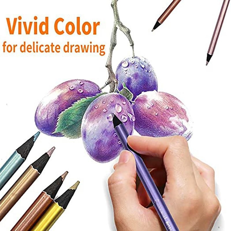 18pcs Art Drawing Pencils Coloring Pencils Art Drawing Supplies