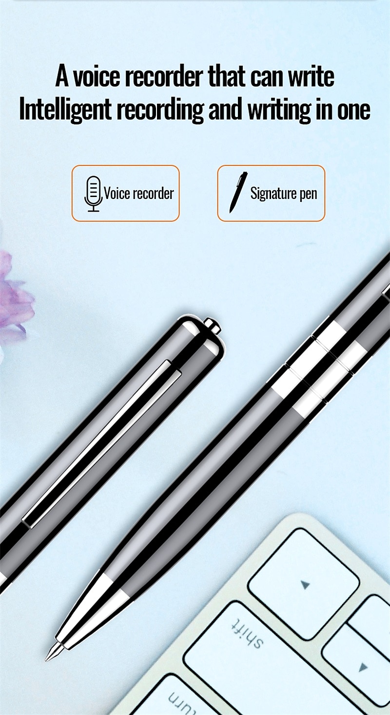 Digital Voice Recorder Q91 English Portable Digital Voice Recorder Recording Android System Voice Activated Recorder Portable MP3 Player Audio Recorder with Playback for Business Speech Meeting 2025 - $31.99 –P3