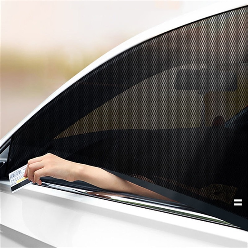 2db autóformázó kiegészítők napernyő auto uv védő függöny oldalsó ablak napernyő hálós napellenző védő ablakfóliák 2025 - $12.99 –P5