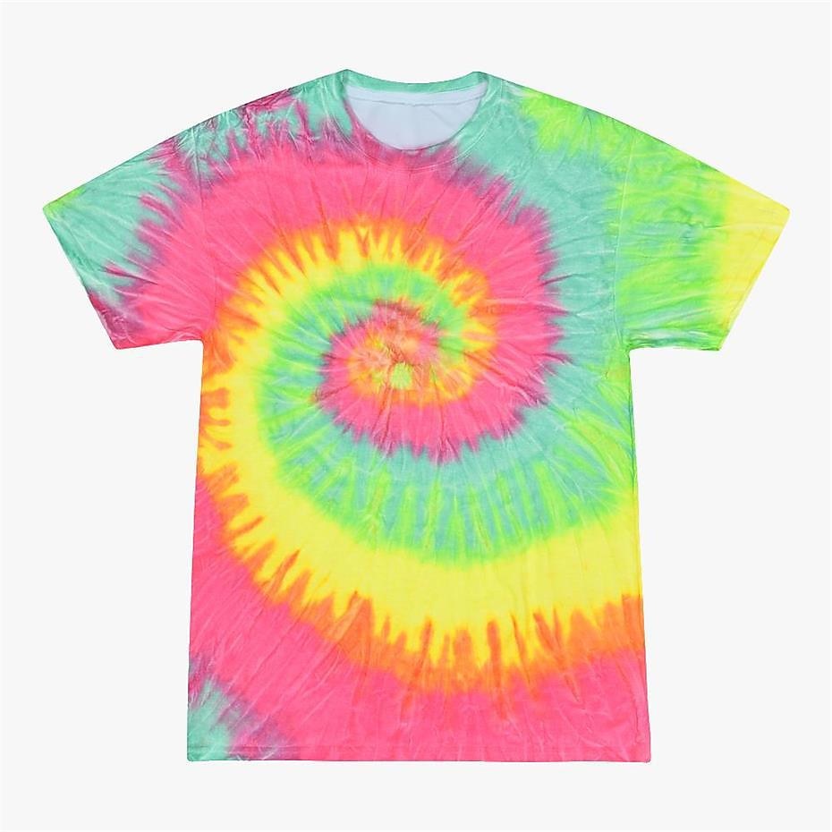 Disk Tie Dye T-skjorte Animé 3D Graphic Til Par Herre Dame Voksne Maskerade 3D-utskrift Fritid / hverdag 2025 - $17.99 –P2